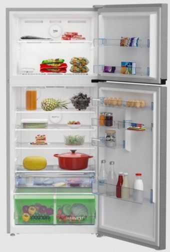 Beko 978556 EI Çift Kapılı No Frost E 557 lt Üstten Donduruculu Solo Buzdolabı