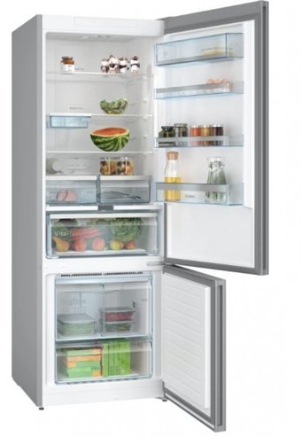 Bosch KGN56LWE0N Çift Kapılı No Frost E 508 lt Alttan Donduruculu Solo Buzdolabı