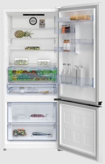 Beko 678550 IEB Çift Kapılı No Frost E 451 lt Alttan Donduruculu Solo Buzdolabı