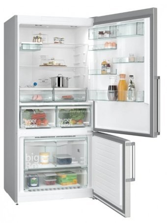 Siemens KG86NCIE0N Çift Kapılı No Frost E 631 lt Alttan Donduruculu Solo Buzdolabı