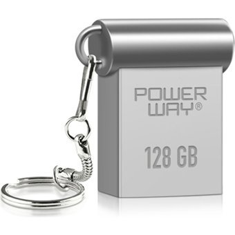 Powerway Mini USB 3.0 Type A 128 GB Flash Bellek Metal