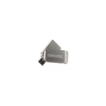 Concord C-OTGT32 Mini Çift Taraflı USB 2.0 Micro USB 32 GB Flash Bellek Metal