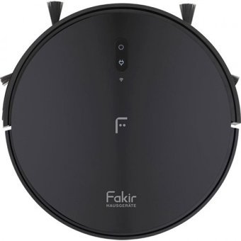 Fakir Robert RS 730 3500 Pa Siyah Robot Süpürge + Mop