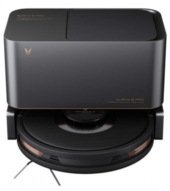 Viomi Alpha 2 Pro Haritalı Hepa Filtreli 4000 Pa Siyah Robot Süpürge + Mop