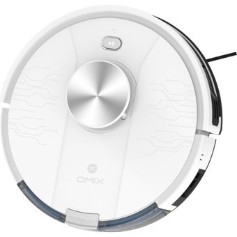 Omix MixBot Plus Haritalı 2000 Pa Beyaz Robot Süpürge + Mop