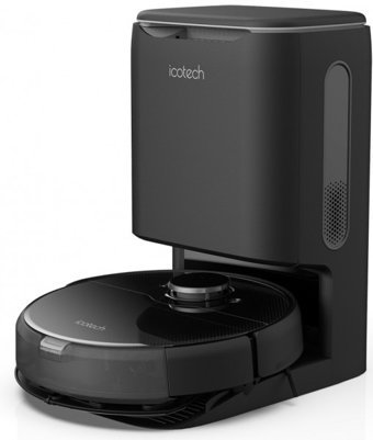 Icotech F10 Max Plus Al Haritalı Hepa Filtreli 10000 Pa Siyah Robot Süpürge + Mop