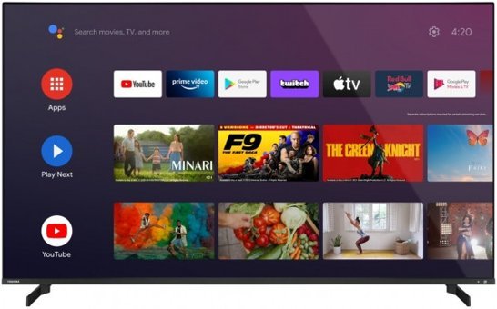 Toshiba 65QA5D63DT 65 İnç 4K Ultra HD 164 Ekran Flat Uydu Alıcılı Smart LED Android Televizyon