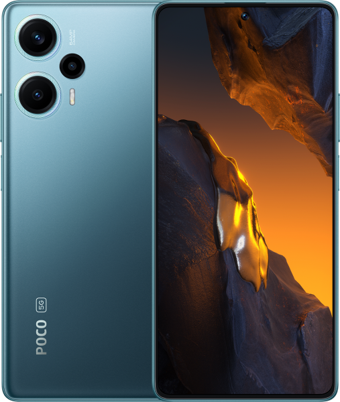 Poco F5 256 GB Hafıza 12 GB Ram 6.67 inç 64 MP Çift Hatlı AMOLED Ekran Android Akıllı Cep Telefonu Mavi