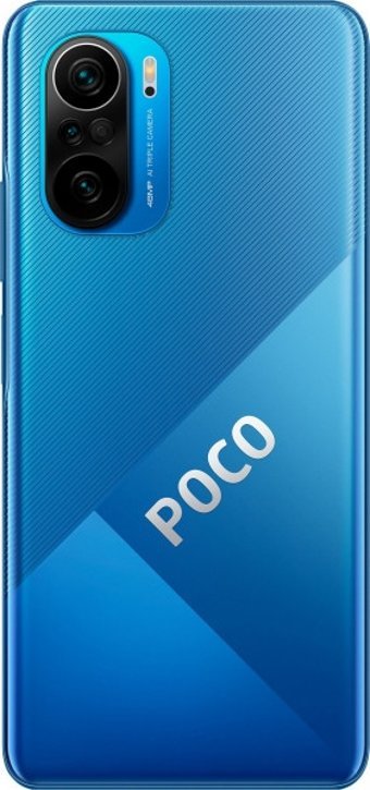 Poco F3 256 GB Hafıza 8 GB Ram 6.67 inç 48 MP Çift Hatlı AMOLED Ekran Android Akıllı Cep Telefonu Mavi