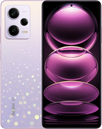 Xiaomi Redmi Note 12 Pro 5G 256 GB Hafıza 8 GB Ram 6.67 inç 50 MP Çift Hatlı OLED Ekran Android Akıllı Cep Telefonu Mor