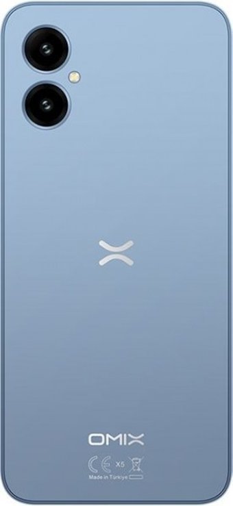 Omix X5 64 GB Hafıza 4 GB Ram 6.56 inç 50 MP Çift Hatlı IPS LCD Ekran Android Akıllı Cep Telefonu Mavi