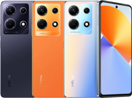 Infinix Note 30 256 GB Hafıza 8 GB Ram 6.78 inç 64 MP Çift Hatlı IPS LCD Ekran Android Akıllı Cep Telefonu Siyah