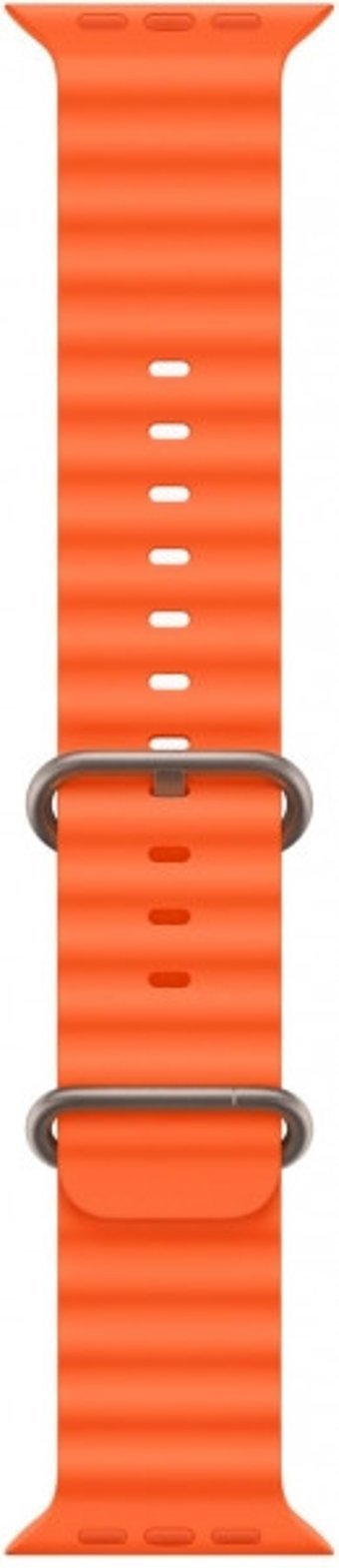 Apple Watch Ultra 2 Apple Uyumlu WatchOS Su Geçirmez 49 mm Elastomer Kordon Kare Unisex Sim Kartlı Akıllı Saat Turuncu