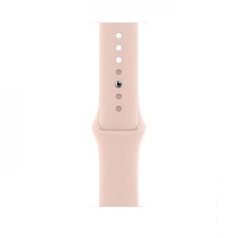 Apple Watch Series 6 Apple Uyumlu WatchOS Su Geçirmez 44 mm Silikon Kordon Kare Unisex Akıllı Saat Pembe