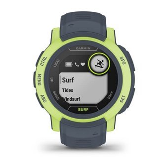Garmin Instinct 2 Surf (010-02626-02) Su Geçirmez 45 mm Silikon Kordon Daire Unisex Akıllı Saat Mavi