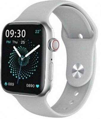 My Black M36 Plus Su Geçirmez Silikon Kordon Kare Tansiyon Ölçen Unisex Akıllı Saat Gri
