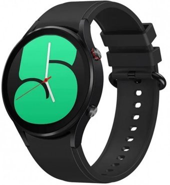 Zeblaze GTR 3 Su Geçirmez 44.5 mm Silikon Kordon Daire Unisex Akıllı Saat Siyah