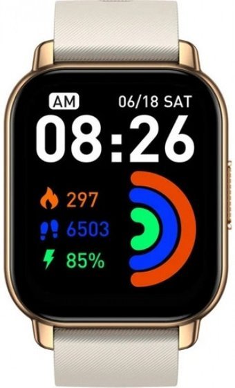 Zeblaze Btalk Su Geçirmez 47 mm TPU Kordon Kare Unisex Akıllı Saat Beyaz