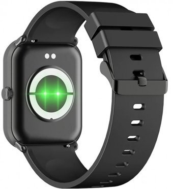 Imilab W01 Silikon Kordon Kare Unisex Akıllı Saat Siyah