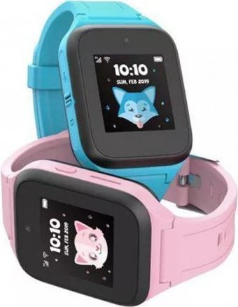 TCL Alcatel Movetime MT40X GPS 45 mm Kordon Kare Kameralı Sim Kartlı Çocuk Akıllı Saat Mavi