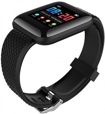 Everest Ever Watch EW-508 Su Geçirmez 42 mm Silikon Kordon Kare Unisex Akıllı Saat Siyah