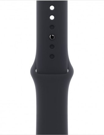 Apple Watch SE 2 2023 Apple Uyumlu WatchOS Su Geçirmez 40 mm Silikon Kordon Kare Unisex Akıllı Saat Siyah