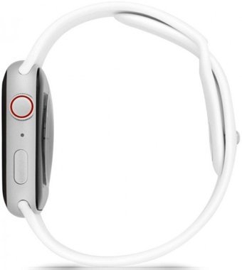 Mestep Me Step Silikon Kordon Kare Tansiyon Ölçen Unisex Akıllı Saat Beyaz