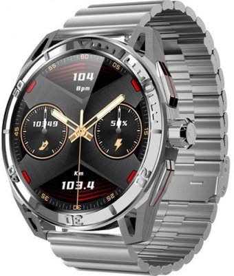 Byrist JS30 Max Metal Kordon Daire Unisex Akıllı Saat Gri