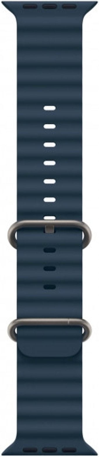 Apple Watch Ultra 2 Apple Uyumlu WatchOS Su Geçirmez 49 mm Elastomer Kordon Kare Unisex Sim Kartlı Akıllı Saat Mavi