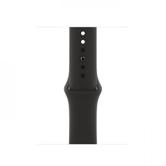 Apple Watch SE Apple Uyumlu WatchOS Su Geçirmez 40 mm Silikon Kordon Kare Unisex Akıllı Saat Siyah
