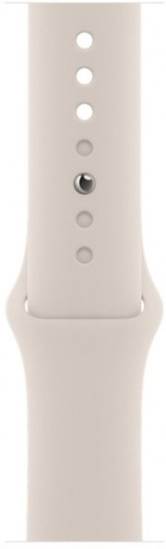 Apple Watch Series 7 Cellular Apple Uyumlu WatchOS Su Geçirmez 45 mm Fluoro Elastomer Kauçuk Kordon Kare Unisex Sim Kartlı Akıllı Saat Yıldız Işığı