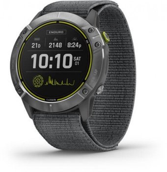 Garmin Enduro Su Geçirmez 54 mm Örgü Kordon Daire Unisex Akıllı Saat Gri
