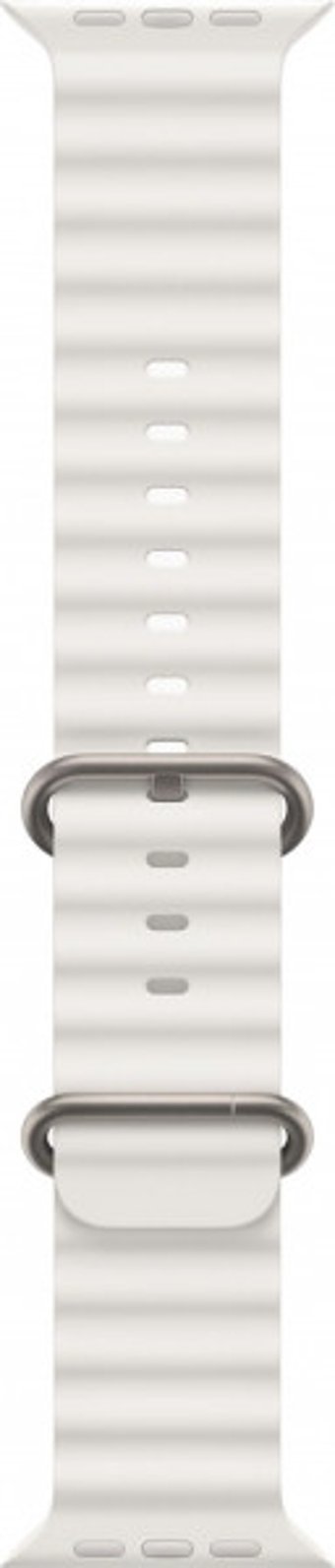 Apple Watch Ultra 2 Apple Uyumlu WatchOS Su Geçirmez 49 mm Elastomer Kordon Kare Unisex Sim Kartlı Akıllı Saat Beyaz