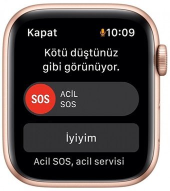 Apple Watch SE Cellular Apple Uyumlu WatchOS Su Geçirmez 44 mm Silikon Kordon Kare Unisex Sim Kartlı Akıllı Saat Krem