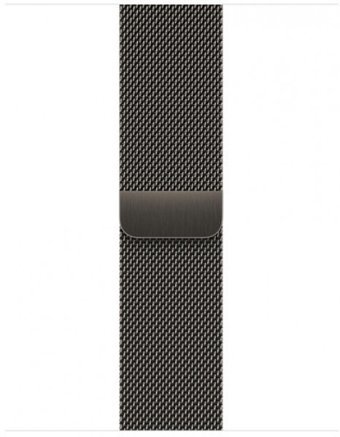 Apple Watch Series 7 Cellular Apple Uyumlu WatchOS Su Geçirmez 41 mm Metal Örgü Kordon Kare Unisex Sim Kartlı Akıllı Saat Siyah