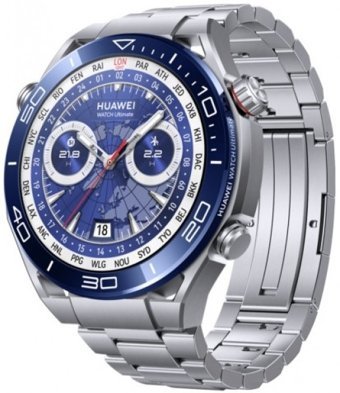 Huawei Watch Ultimate Su Geçirmez 48.5 mm Titanyum Kordon Daire Unisex Akıllı Saat Gri