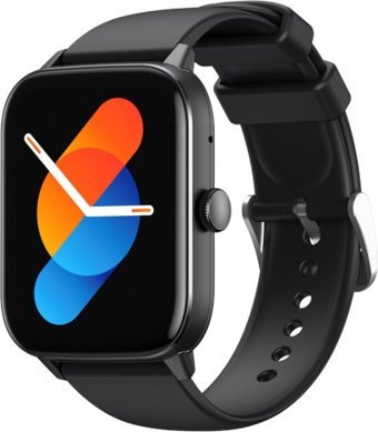 Havit M9037 Su Geçirmez Silikon Kordon Kare Tansiyon Ölçen Unisex Akıllı Saat Siyah