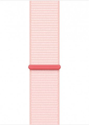 Apple Watch Series 9 Apple Uyumlu WatchOS Su Geçirmez 45 mm Örgü Kordon Kare Unisex Akıllı Saat Pembe