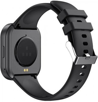 Havit M9038 Su Geçirmez Silikon Kordon Kare Tansiyon Ölçen Unisex Akıllı Saat Siyah