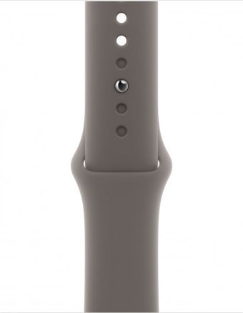 Apple Watch Series 9 Cellular Apple Uyumlu WatchOS Su Geçirmez 41 mm Fluoro Elastomer Kauçuk Kordon Kare Unisex Sim Kartlı Akıllı Saat Kahverengi