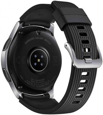 Samsung Galaxy Watch (SM-R800) Tizen Su Geçirmez 49 mm Silikon Kordon Daire Unisex Akıllı Saat Siyah