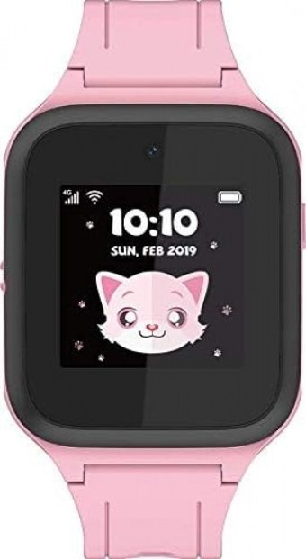 Preo Pwatch T1 GPS 45 mm Kordon Kare Kameralı Çocuk Akıllı Saat Pembe