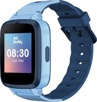 General Mobile GM Buddy Android GPS Su Geçirmez 55.4 mm Silikon Kordon Kare Kameralı Çocuk Akıllı Saat Mavi