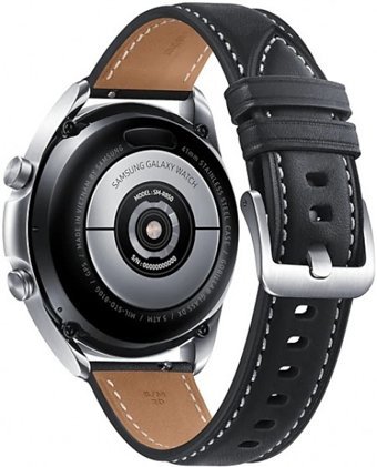 Samsung Galaxy Watch 3 (SM-R850) Tizen Su Geçirmez 42.5 mm Deri Kordon Daire Tansiyon Ölçen Unisex Akıllı Saat Siyah