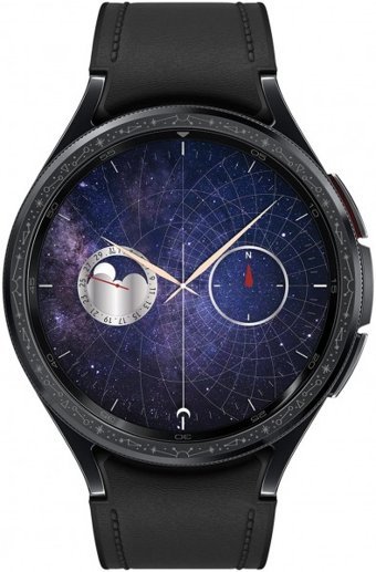 Samsung Galaxy Watch 6 Classic Astro Edition (SM-R960NZKHTUR) Android Wear Su Geçirmez 46.5 mm Silikon Kordon Daire Tansiyon Ölçen Unisex Akıllı Saat Siyah