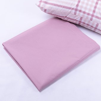 Bimotif Pamuk Kışlık 160 x 220 cm Çizgili Tek Kişilik Nevresim Takımı Pudra