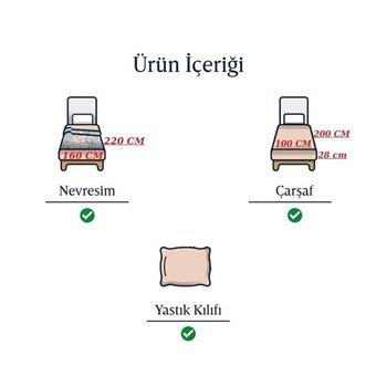 Sedef Home Ranforce Kışlık 160 x 220 cm Lastikli Düz Tek Kişilik Nevresim Takımı Antrasit