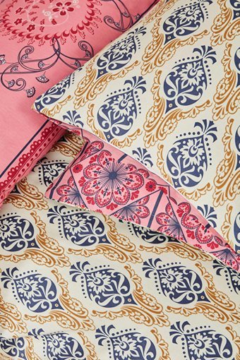 Mislina Home Pamuk Polyester Dört Mevsim 160 x 220 cm Etnik Tek Kişilik Nevresim Takımı Çok Renkli