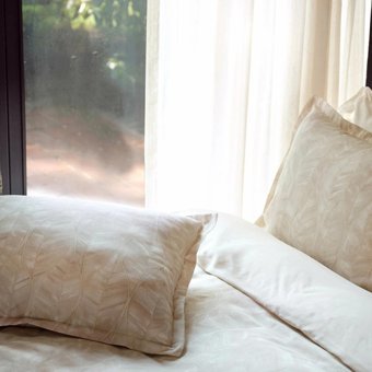 Karaca Home Pamuk Dört Mevsim 160 x 220 cm Desenli Tek Kişilik Nevresim Takımı Bej