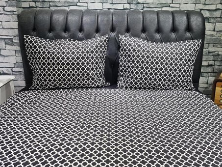 Çeyiz Diyarı Elips Ranforce Dört Mevsim 160 x 220 cm Elips Tek Kişilik Nevresim Takımı Siyah